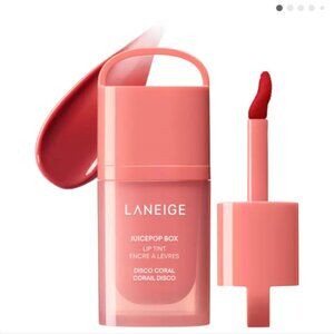 LANEIGE JuicePop Box Hydrating & Lightweight Oil Lip Tint | Disco Coral | NEW